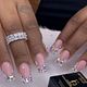 Rhinestones french per vingen