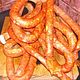 Thin pork sausages