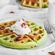 Pandan Waffles