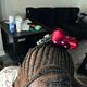 Braided ponytails