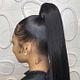 High weave ponytail