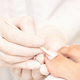 Pedicure met scrub voeten