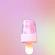 Poplicile shaped lip gloss strawberry