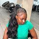 BRAIDED PONYTAIL W WEAVE