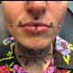Vertical Philtrum Piercing