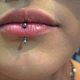 Vertical Labret Piercing