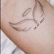 Minimalist GOD SPEED tattoos