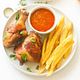 BBQ Chicken and plantain /potato /bole