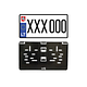 Automobiliams ženklinti skirto numerio rėmelis 300x150 mm formato