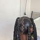 Four ponytail braids