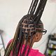 Cornrow front and knotless back