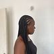 Cornrow front and knotless back