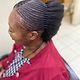 Woman natural hairstyle