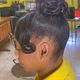 Curly up do (ponytail)