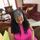 Cornrow front crochet back