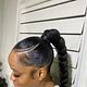 Braided ponytail