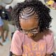 Sew-in back, cornrow front