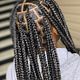 Large knotless braids