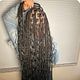 Long length knotless braids