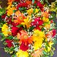 Coloured medium bouquet
