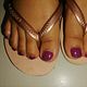 Gel on toes