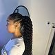 Braided ponytail
