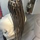Large knottless braids