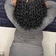 S-medium mid back length boho