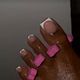 French tip toes