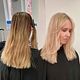 Highlights half lang haar