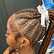 Stitch braided ponytail