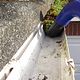 Gutter clear with Vacuum