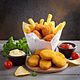 Chicken Nuggets and Chips