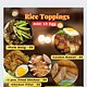 Lechon Kawali Rice toppings