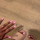 Handen voeten roze/wit