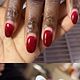 Polygel overlay refill + French tip