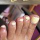 Softgel tips ( French tip ) + Gel toes ( Plain )