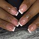 Polygel overlay + French tip