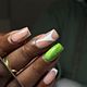 Polygel overlay refill + cateye gel