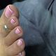 Gel toes + French tip