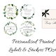 Personalised Stickers and Labels