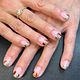 BIAB Nails- Complex Nail art on each finger, multiple flower or art/stickers