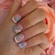 BIAB Nails - Gems with nail art and or stickers 