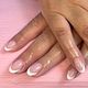 GelX Extensions with French tip or cat eye gel or powder/shimmer or simple design