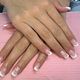 GelX Extensions with nail art/stickers