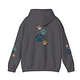 Cozy Paw Print Hoodie for Animal Lovers - Heavy Blend Sweatshirt