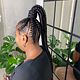 Ponytail cornrows