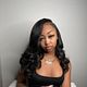 side part middle part quick weave