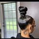 Top knot bun