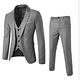 Costume 3 pièces pour homme - Très classe - Gris